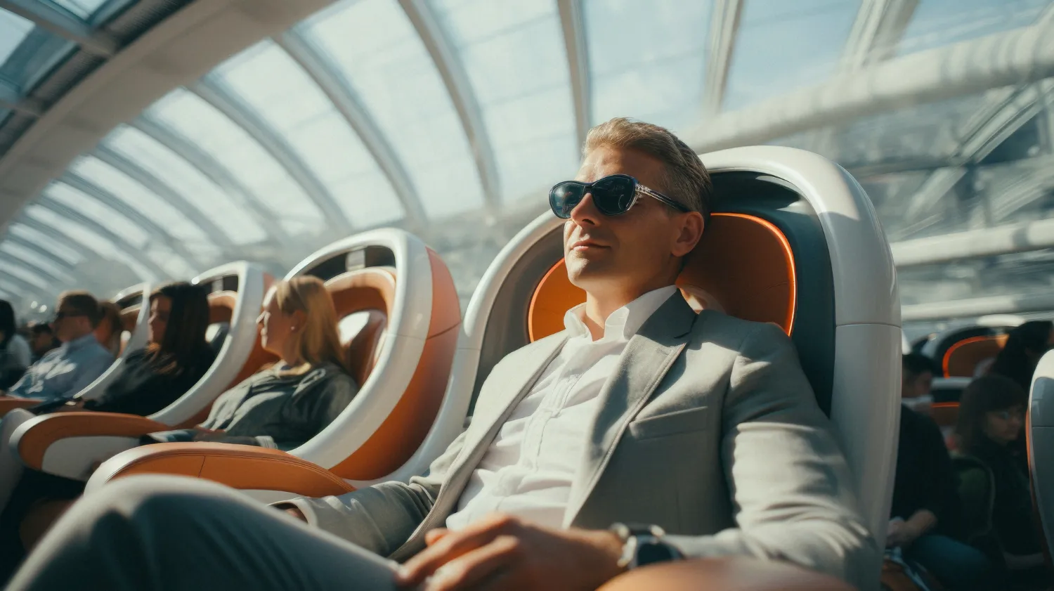 high tech travel future time