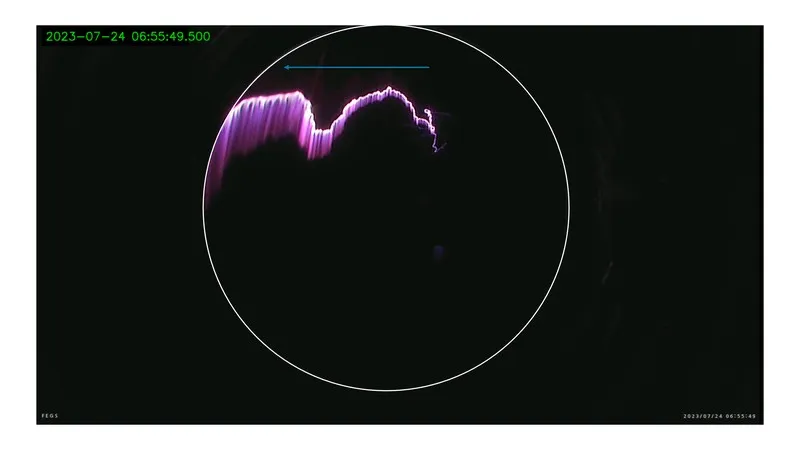 Detection and Analysis of an Upward Jet-Like Electrical Discharge Intercepting a High-Altitude Research Aircraft
