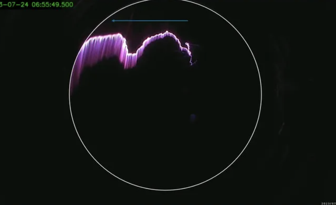 Detection and Analysis of an Upward Jet-Like Electrical Discharge Intercepting a High-Altitude Research Aircraft
