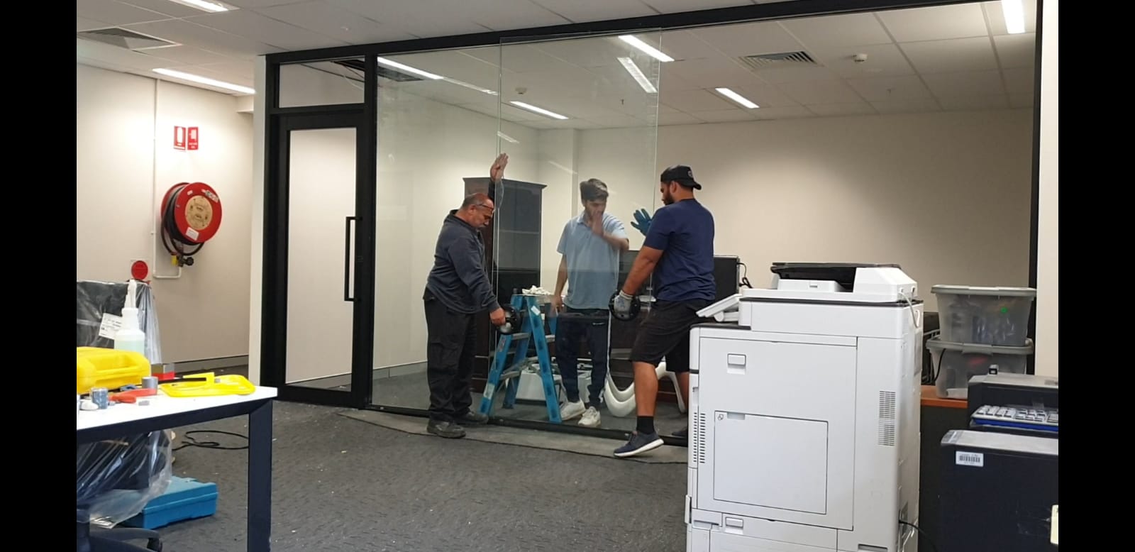 GLASS OFFICE PARTITION | SHOP FRONT