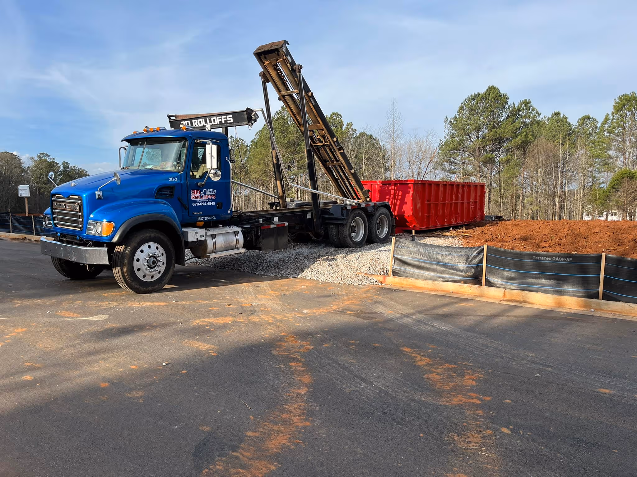 Residential, commercial or contractor dumpster rental service in Mcdonough, GA.