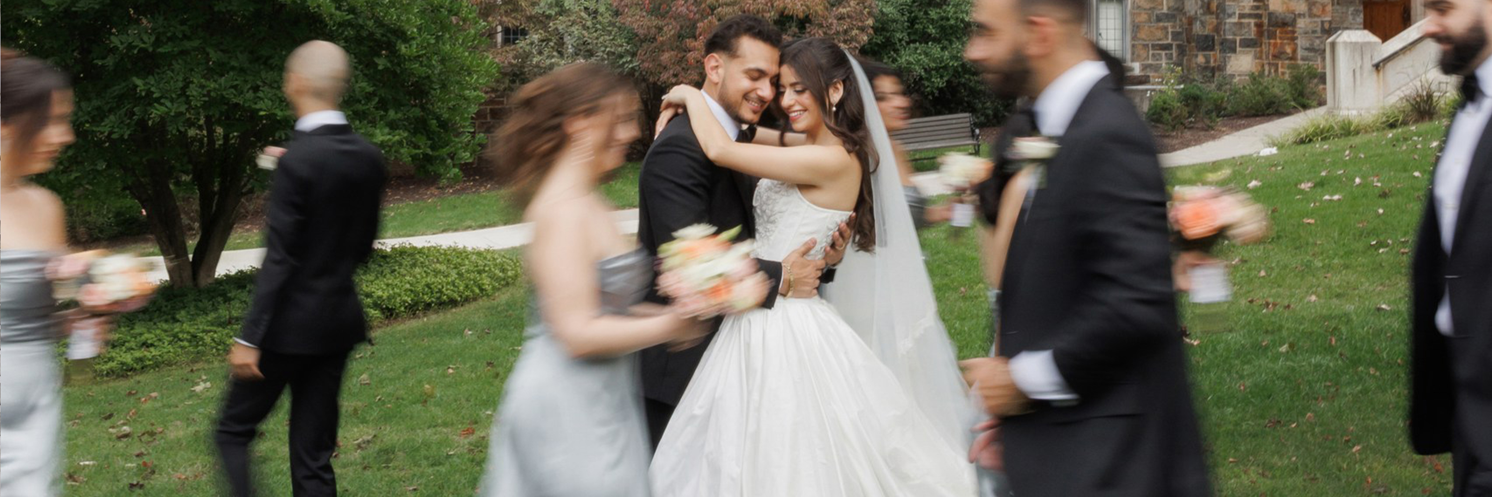 A stack of newspapers floating on clear blue water with a photo of three swimmers on the front page.