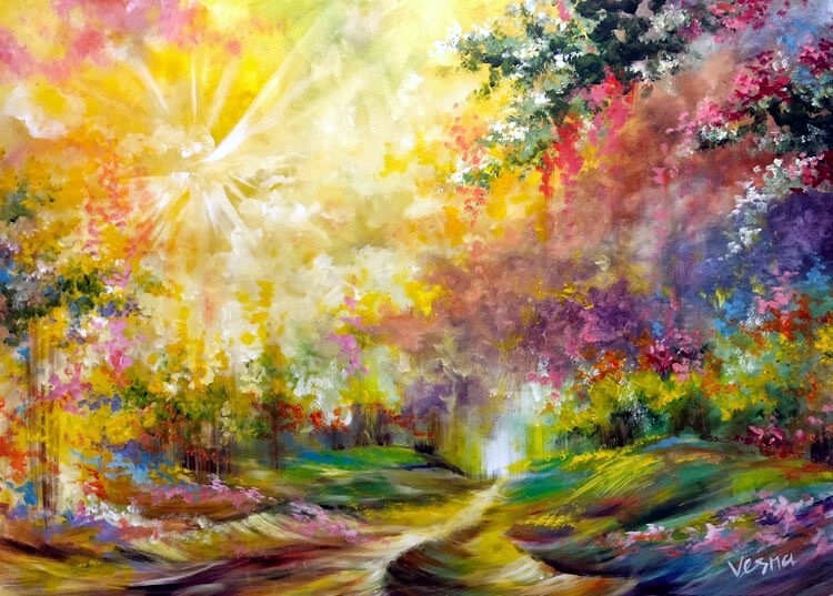 Painting by Vesna Delevska