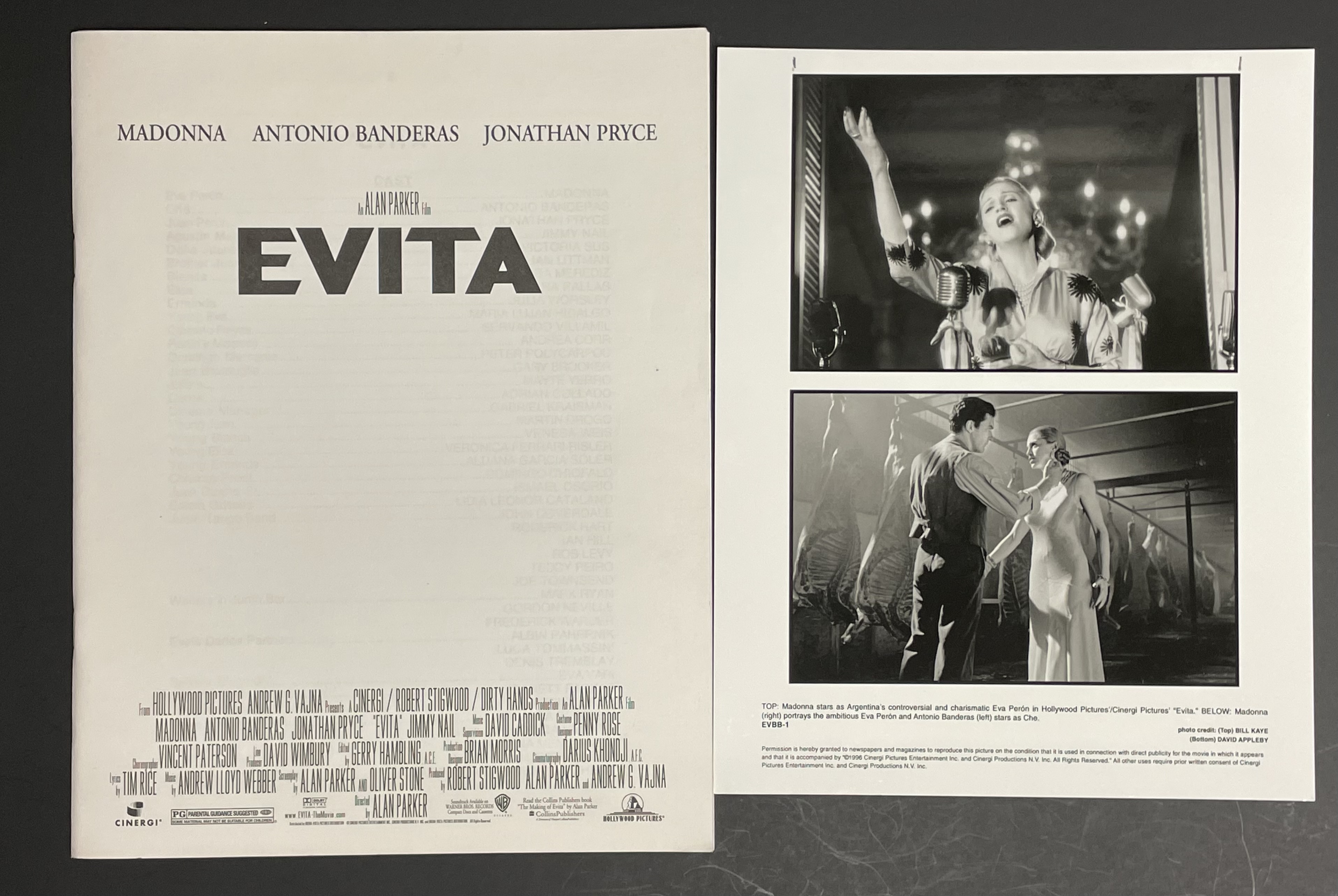 Costume sketch of a clown-like figure with a round beige torso, orange-striped sleeves, oversized purple pants, yellow gloves, and large yellow shoes.