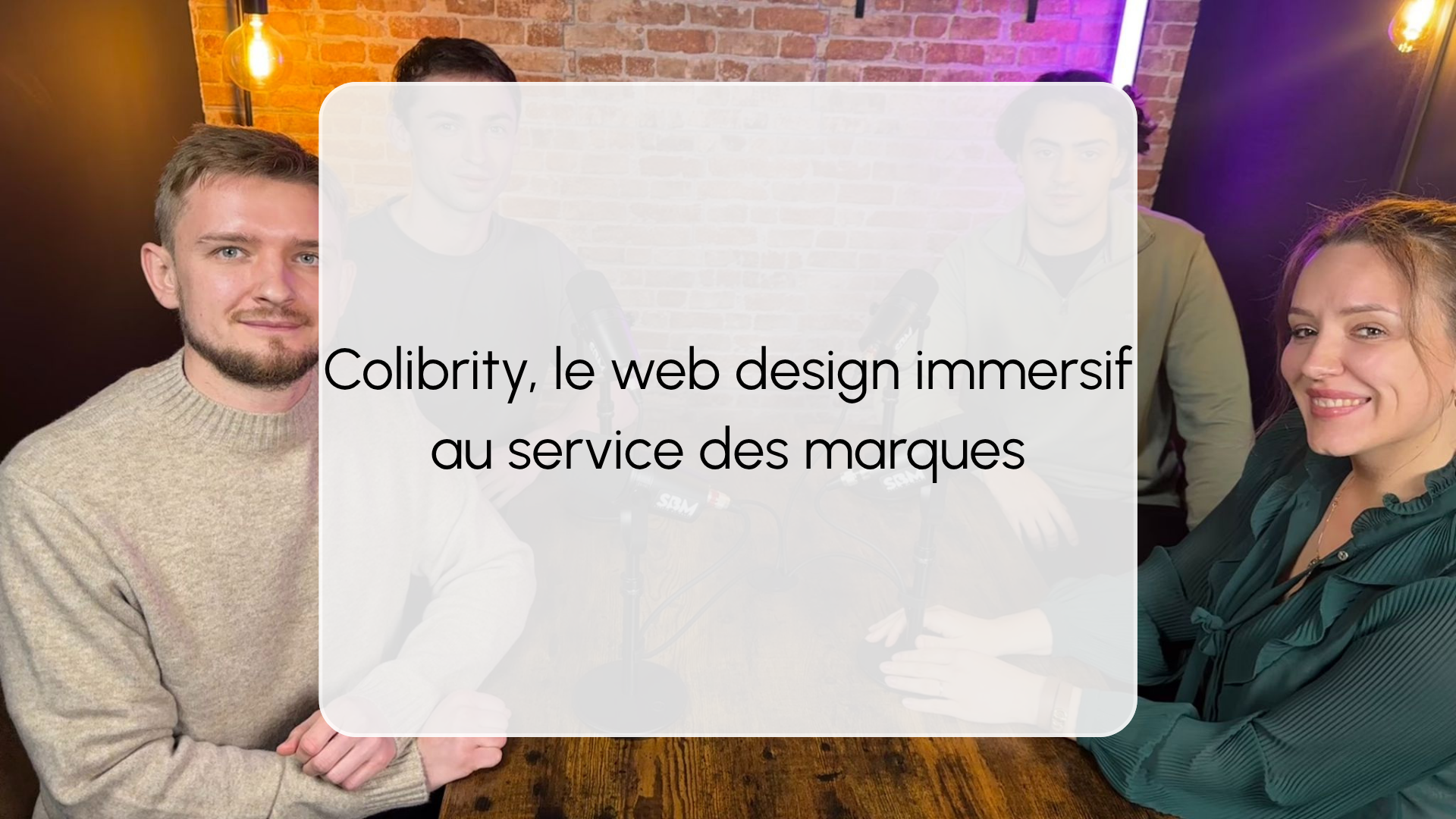 Podcast rumble avec Colibrity — web design immersif et performance e-commerce