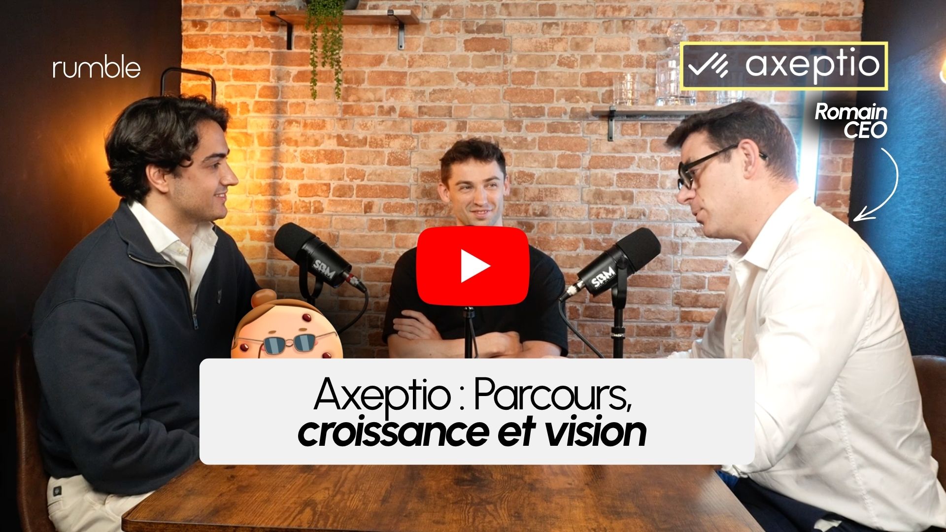 Romain Bessuges-Meusy, CEO d'Axeptio, invité du podcast rumble