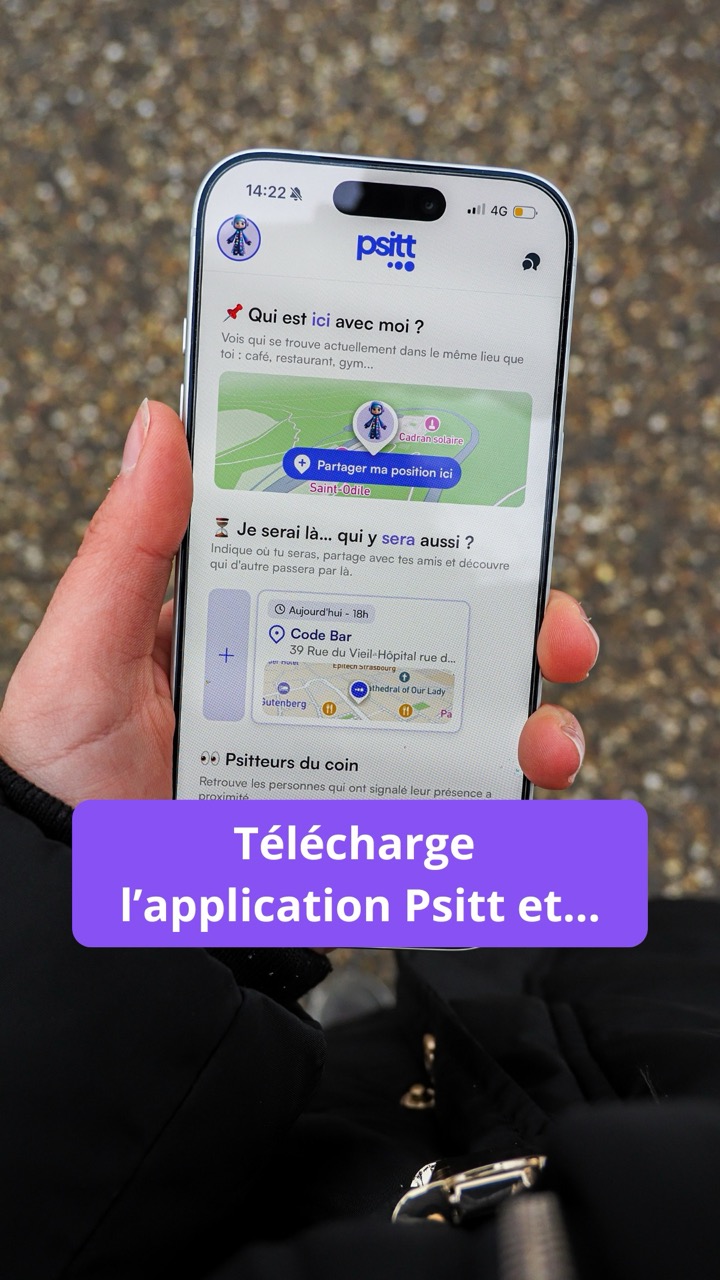 Interface Psitt — application sociale en phase de lancement