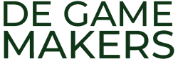 "De Game Makers" als logo.