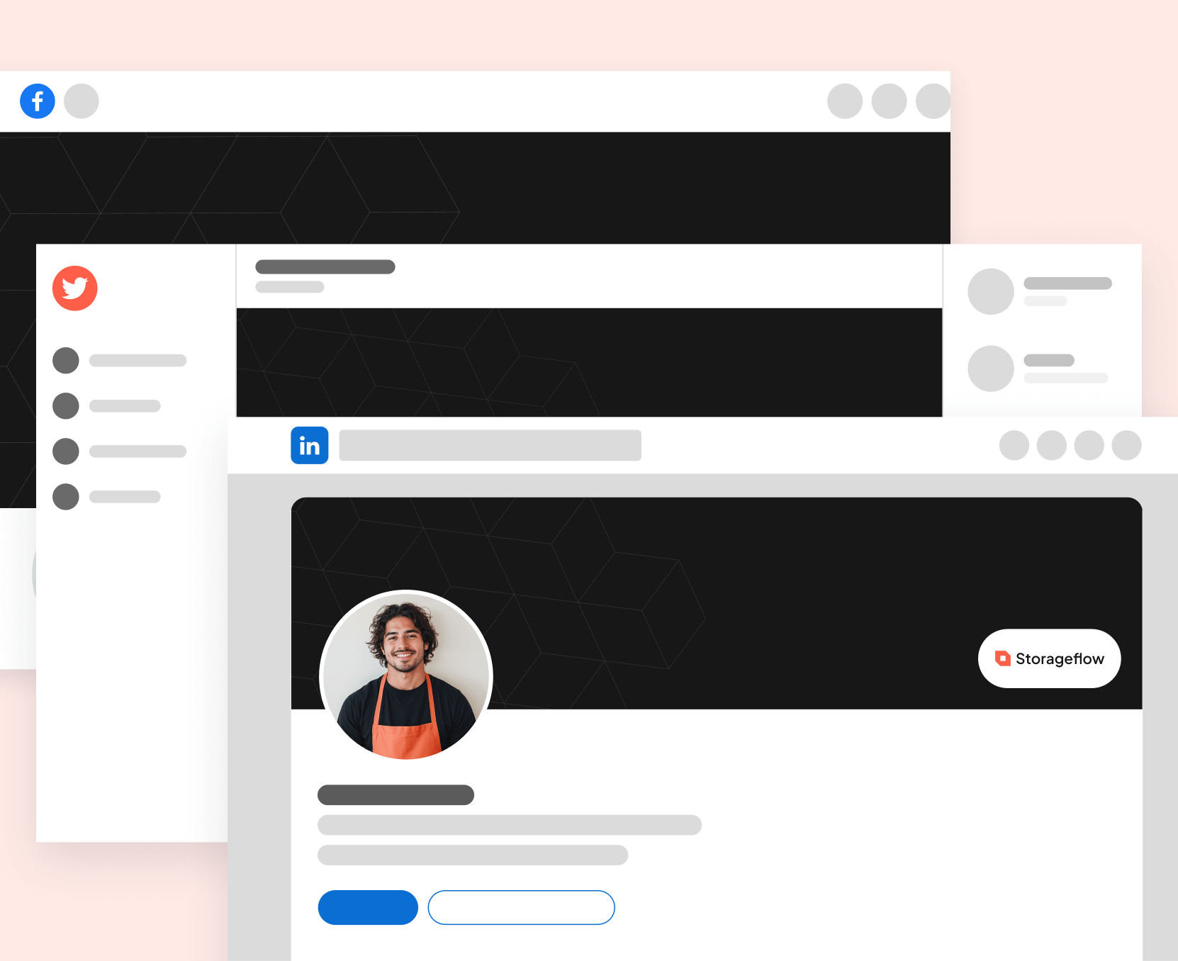 Storageflow - Social Media Assets - Local Storage Webflow Template | BRIX Templates
