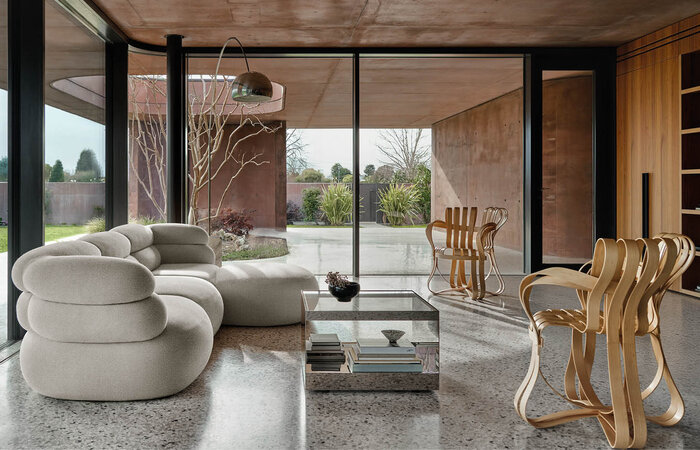 Ein Sofa wie ein Michelin-Männchen: Biboni von Knoll International. (Foto: Courtesy of Knoll)