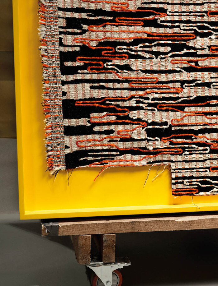 In Kooperation mit der Albers Foundation schuf Stoffweber Dedar mit „Weaving Anni Albers“ eine respektvolle, authentische Hommage an die große Gestalterin. (Foto: Ilaria Orsini)