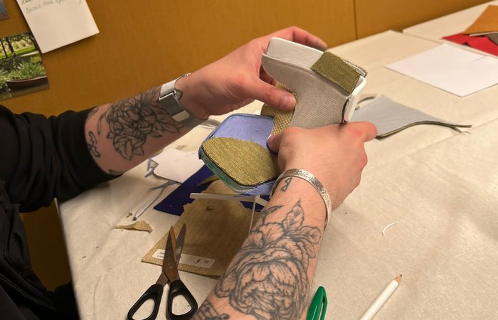 Nah dran: Hier werden exzellente Stoffe in Szene gesetzt