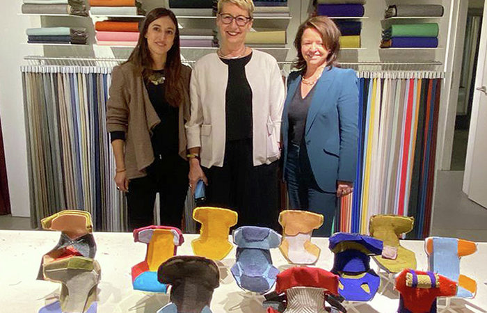 Die Jury: Barbara Benz von architare, Petra Stephan von AIT und Chiara Gratton von Moroso