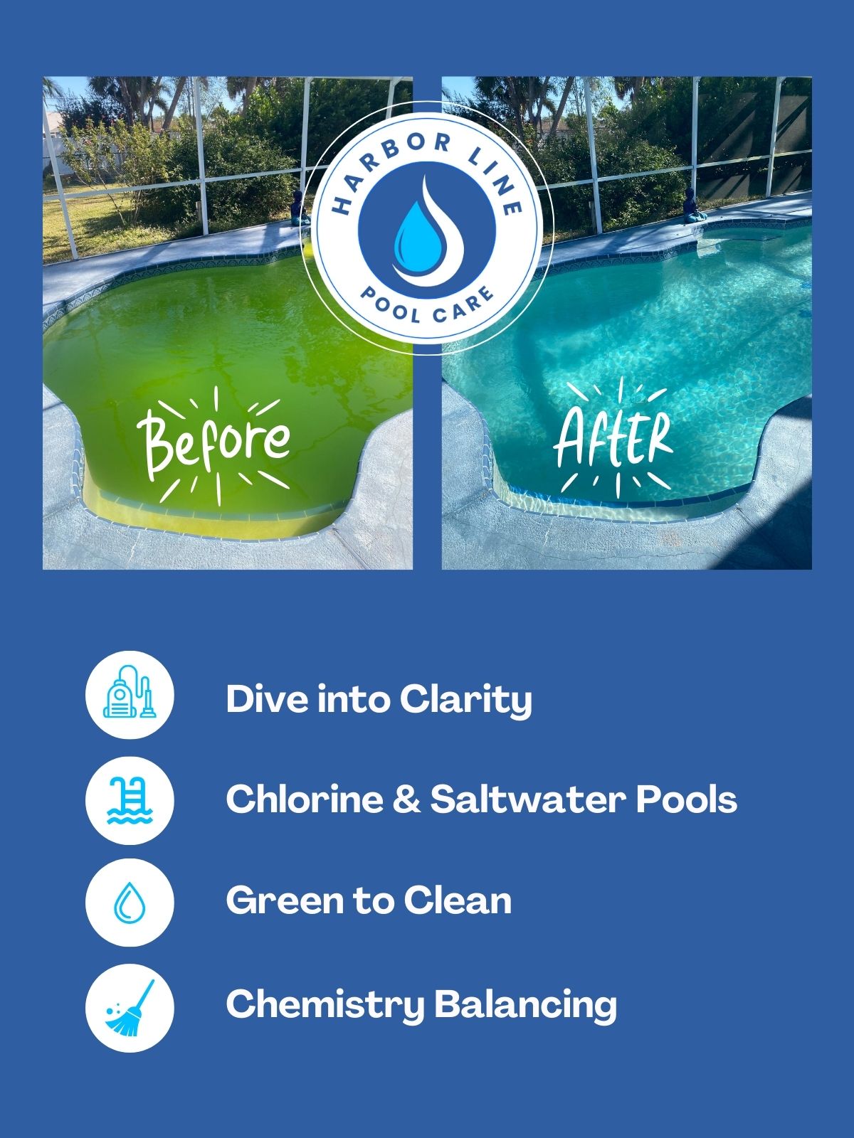 about us harbor line pool care