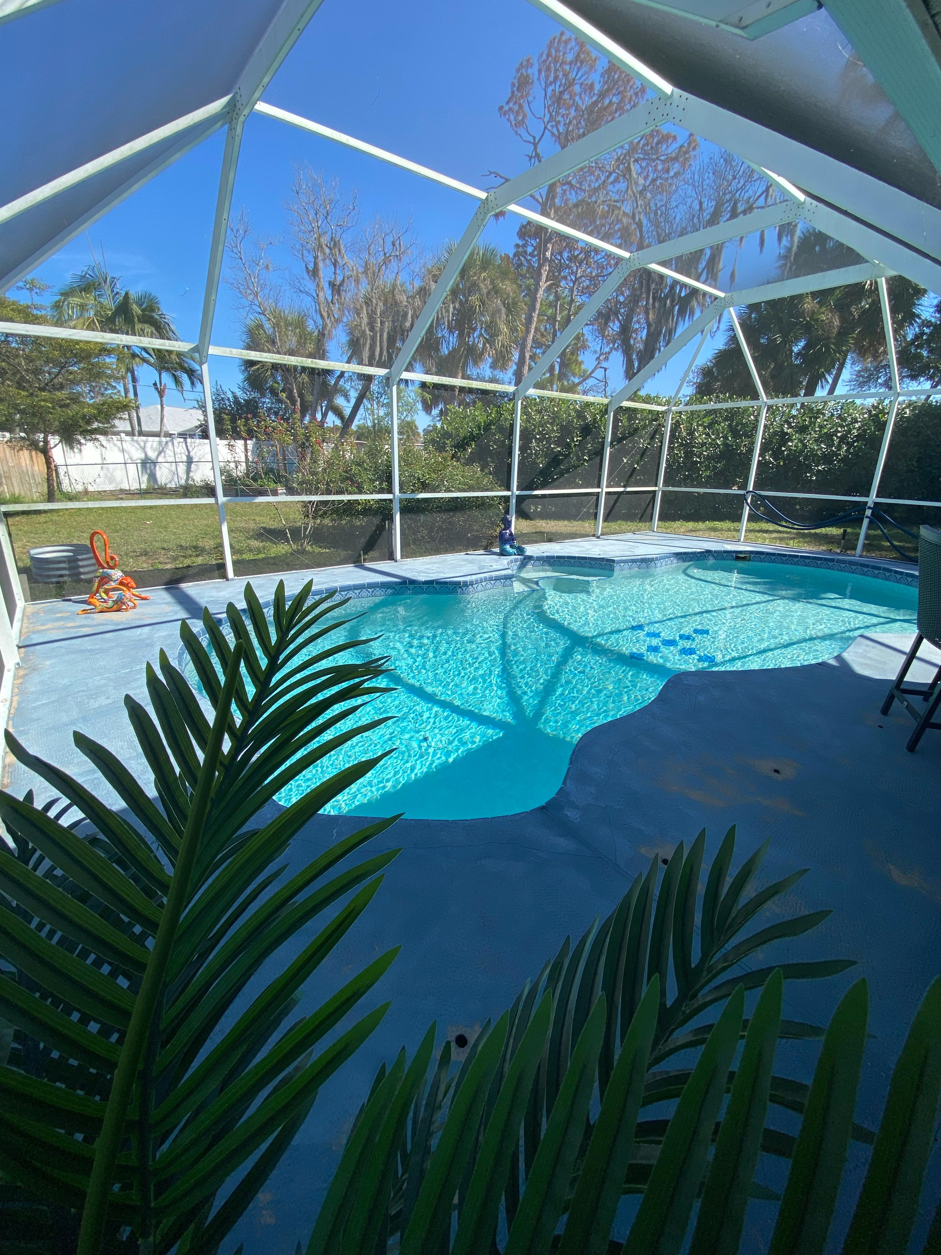 Professional pool cleaning service for residential pools in North Port and Port Charlotte Florida