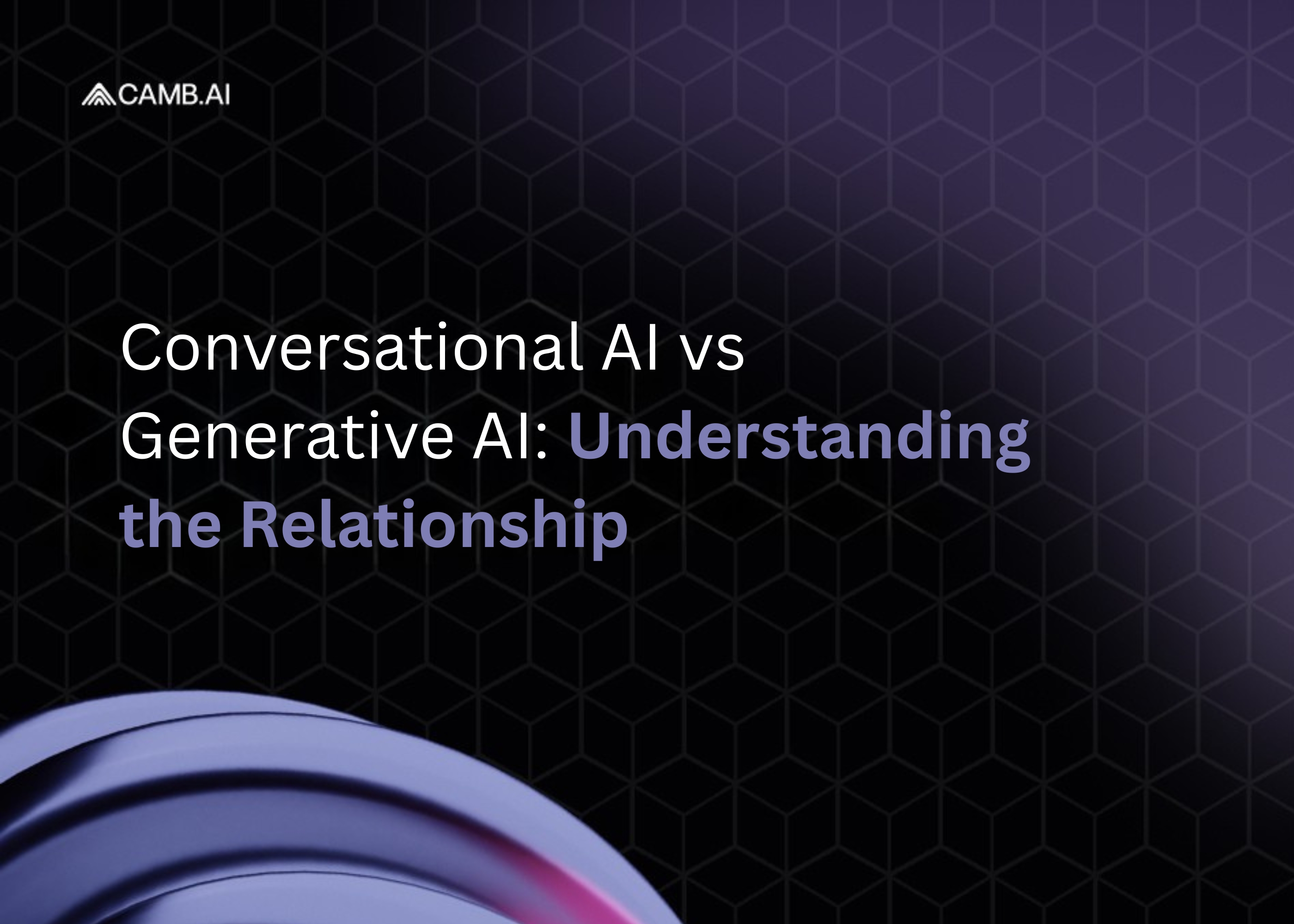 Conversational AI vs Generative AI | Beginner's Guide 2025