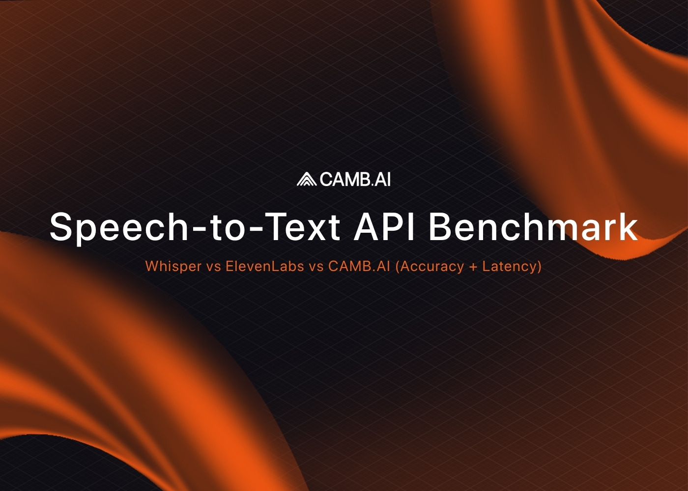 Speech-to-Text API Benchmark: Whisper vs ElevenLabs vs Camb