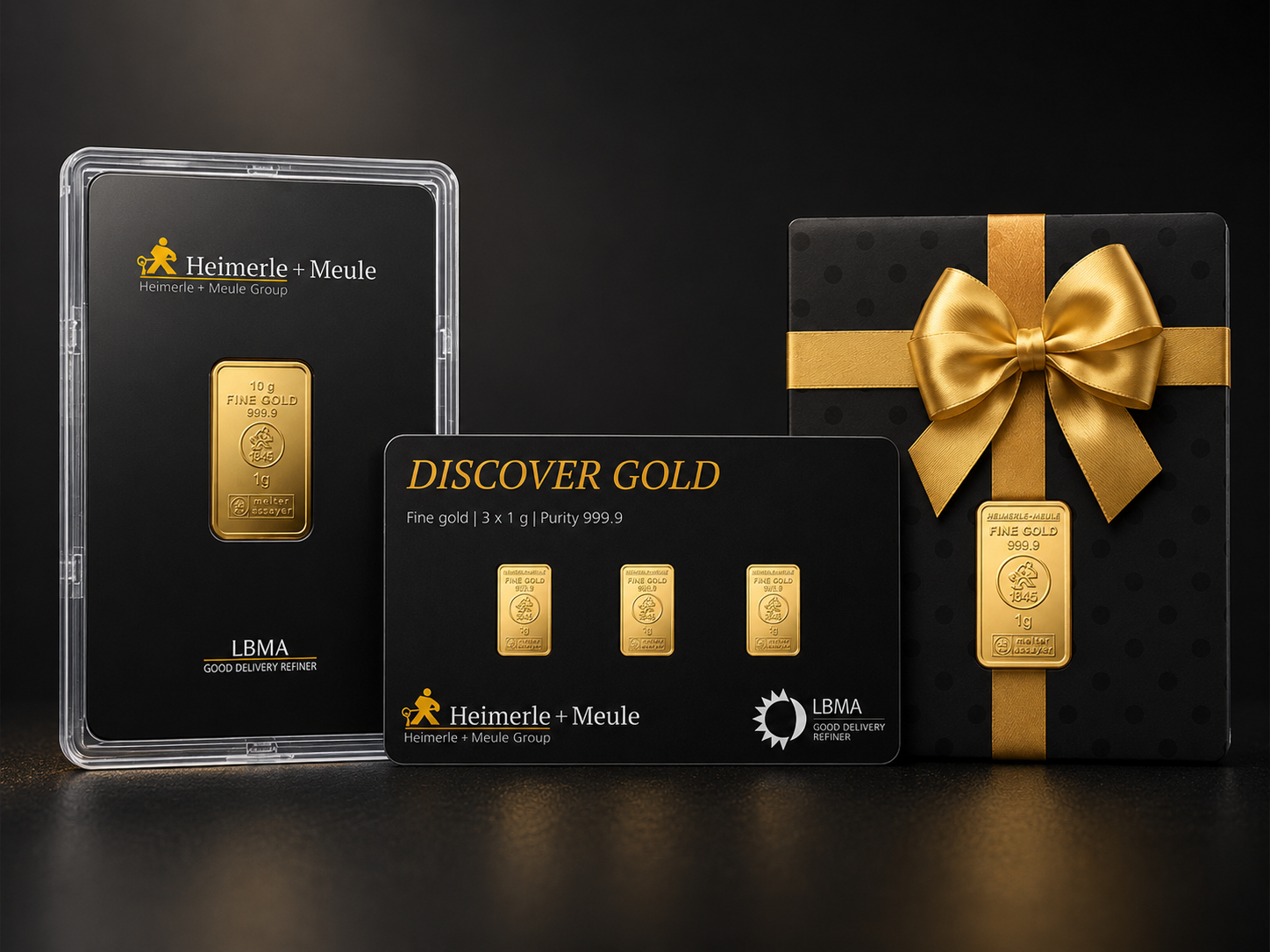 Geschenkbarren Gold 10 x 1 g