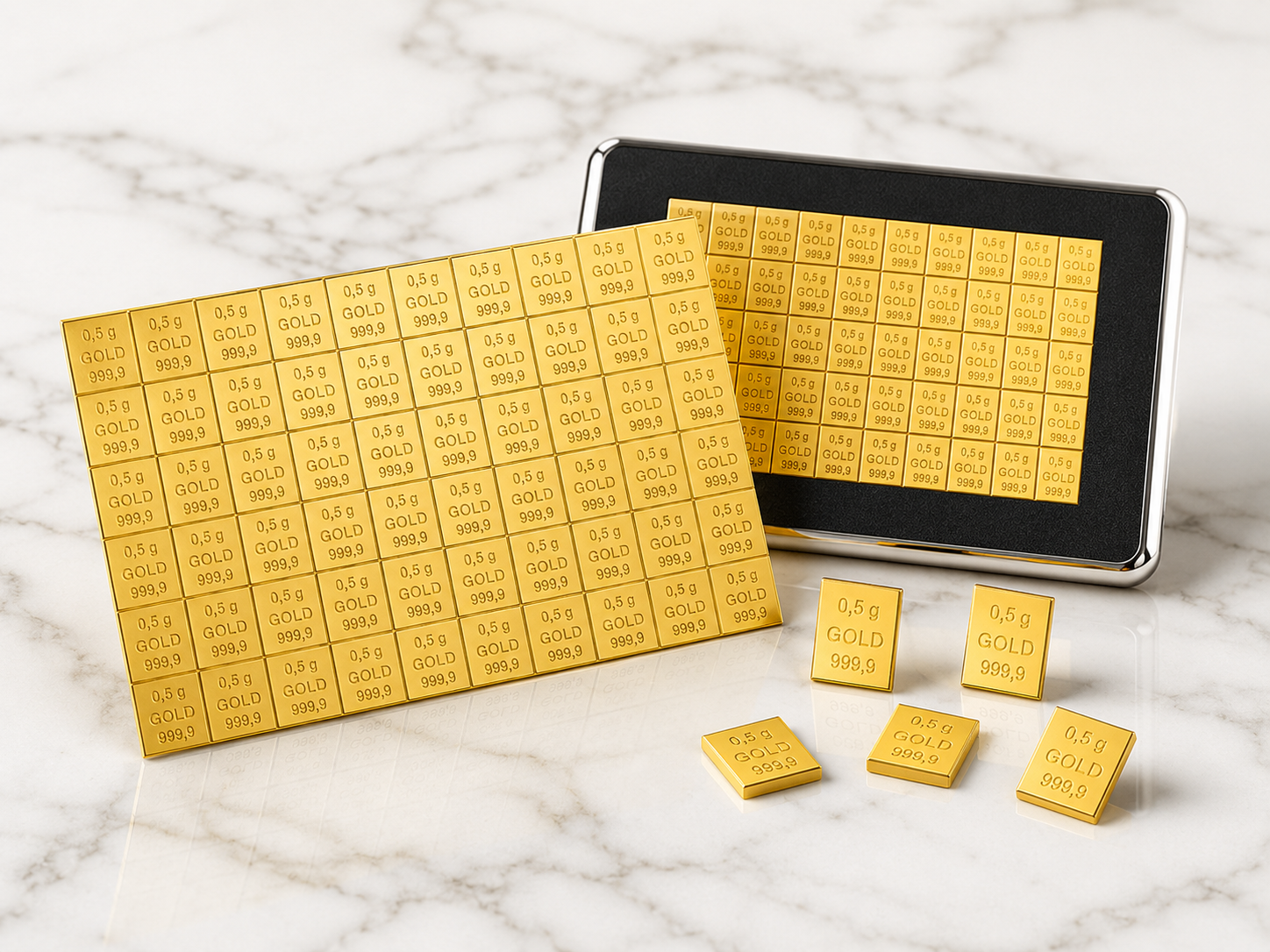 Tafelbarren Gold 100 x 1 g