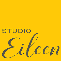 Studio Eileen Interior Design firm in Dubai Logo on a Yellow Background.