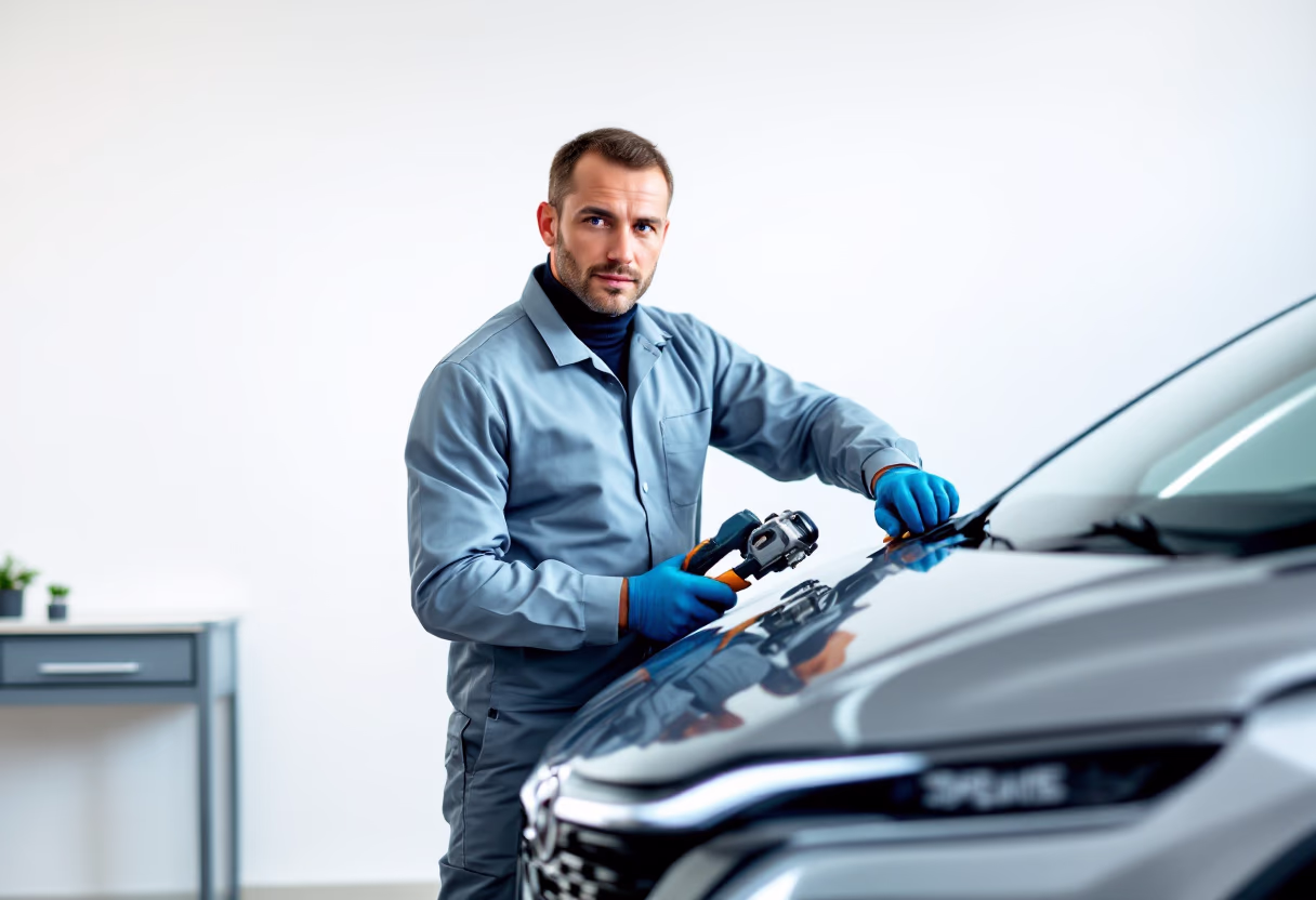 image of air conditioning repair (for an automotive service)