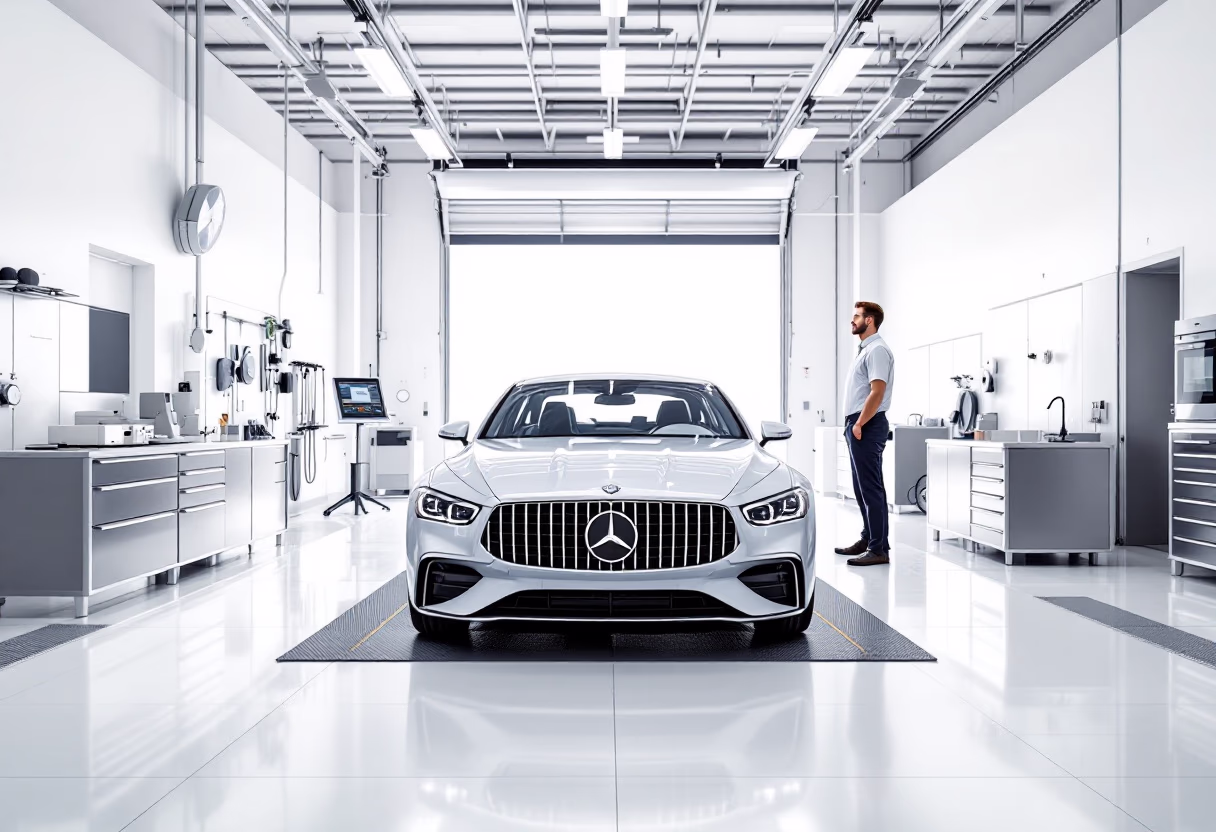 image of service center (for an auto dealership)