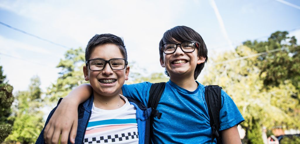 two male school age kids