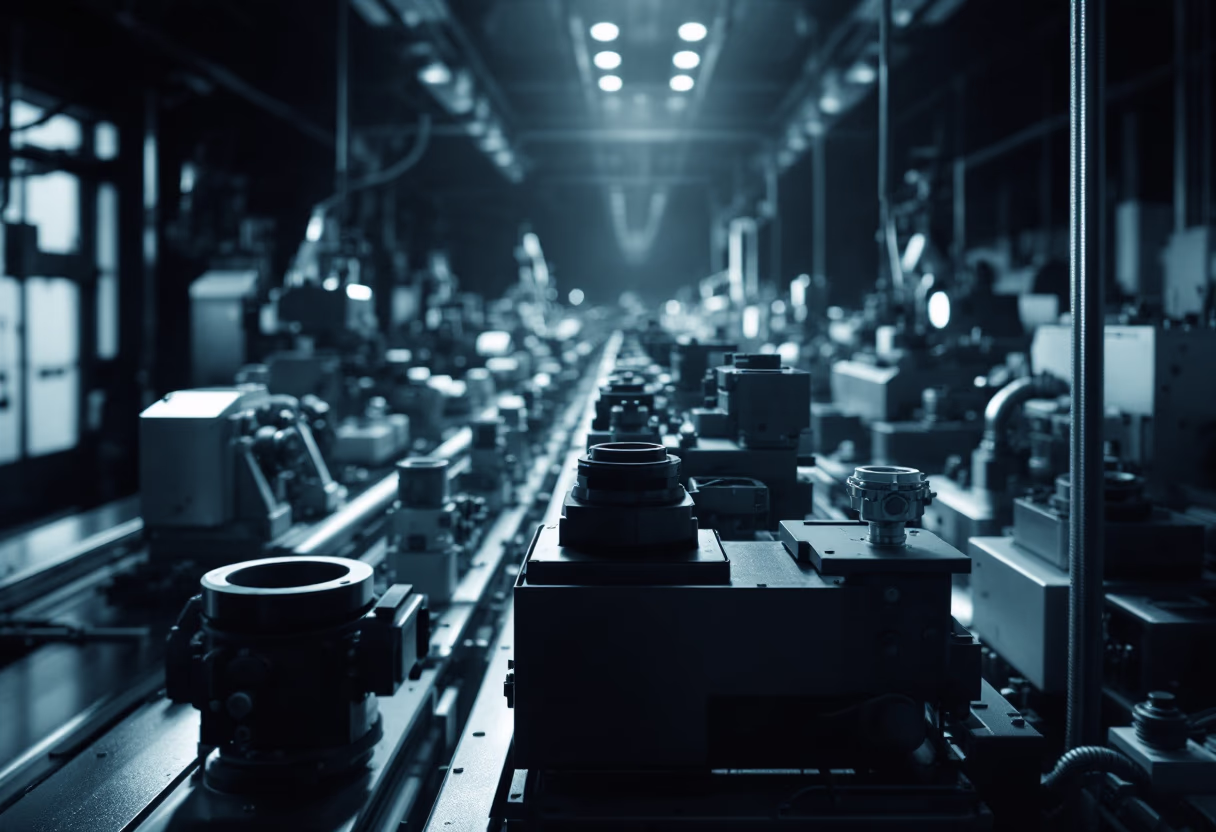 image of production line (for a manufacturing plant)