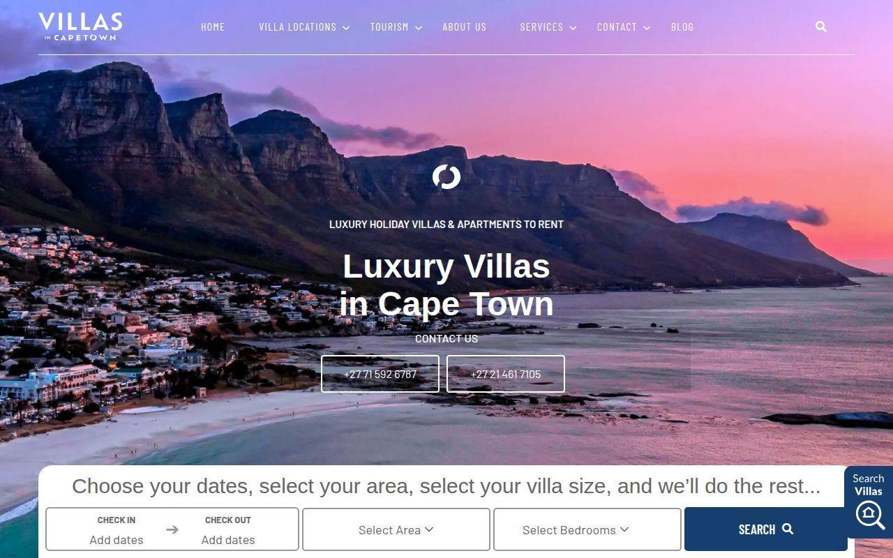 Villas in Cape Town