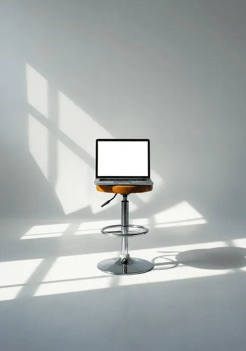 desktop with light background