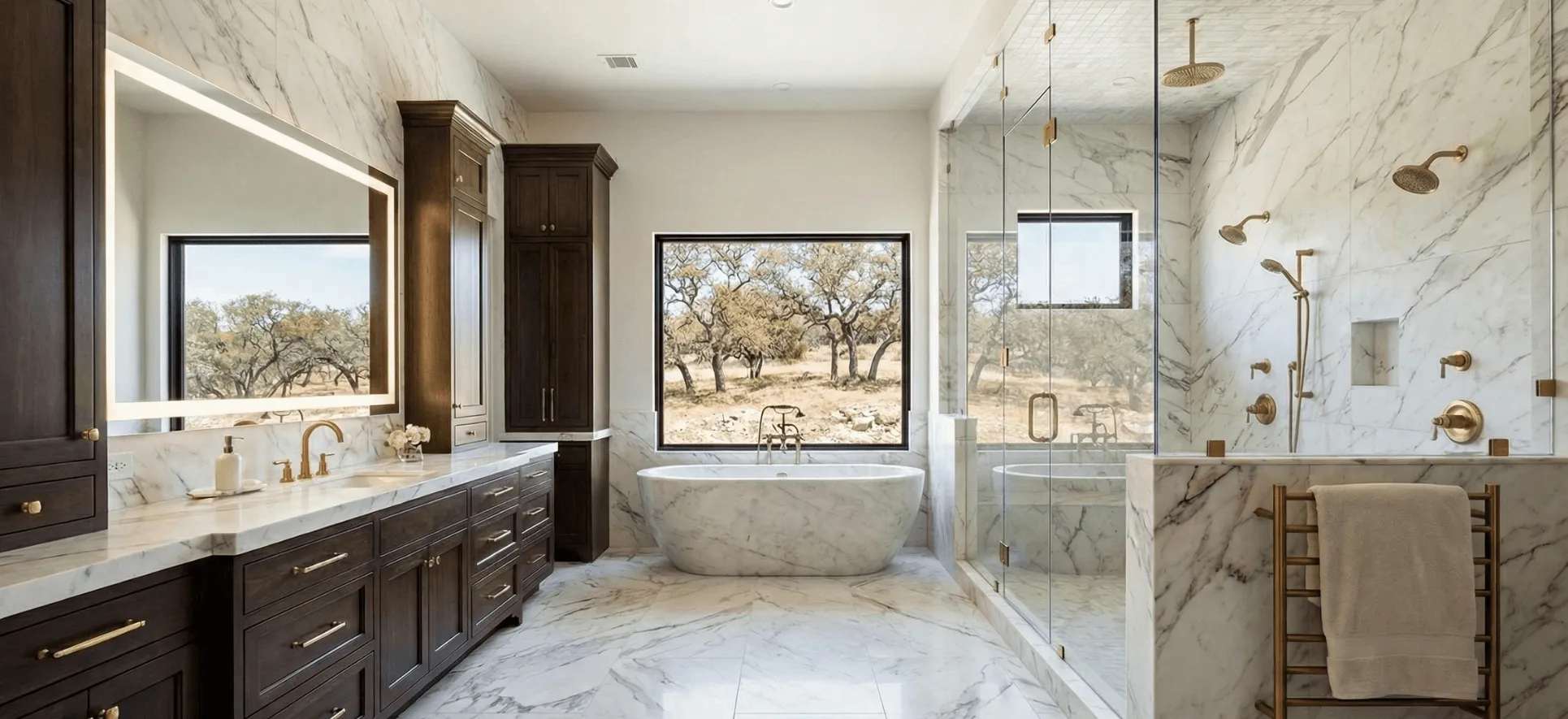 Bathroom remodel in San Antonio, Texas. 