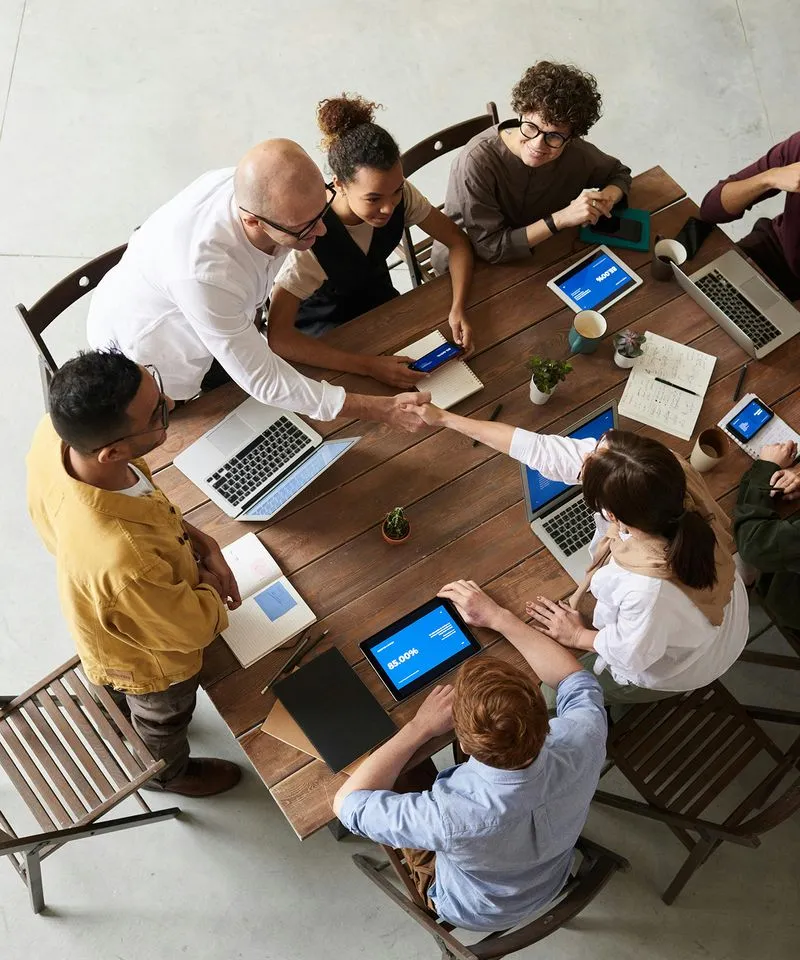 Office meeting image