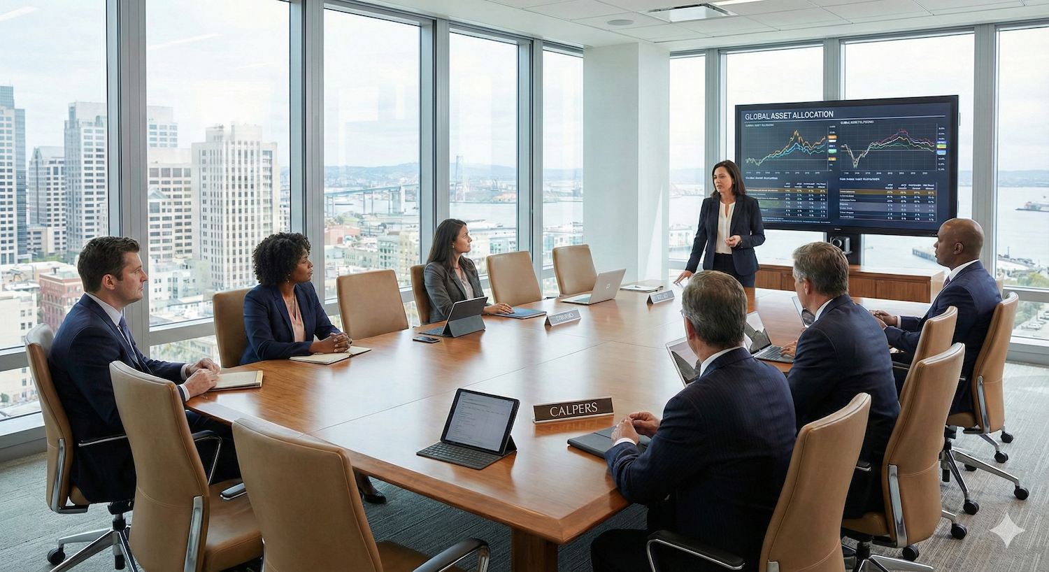 Investment boardroom