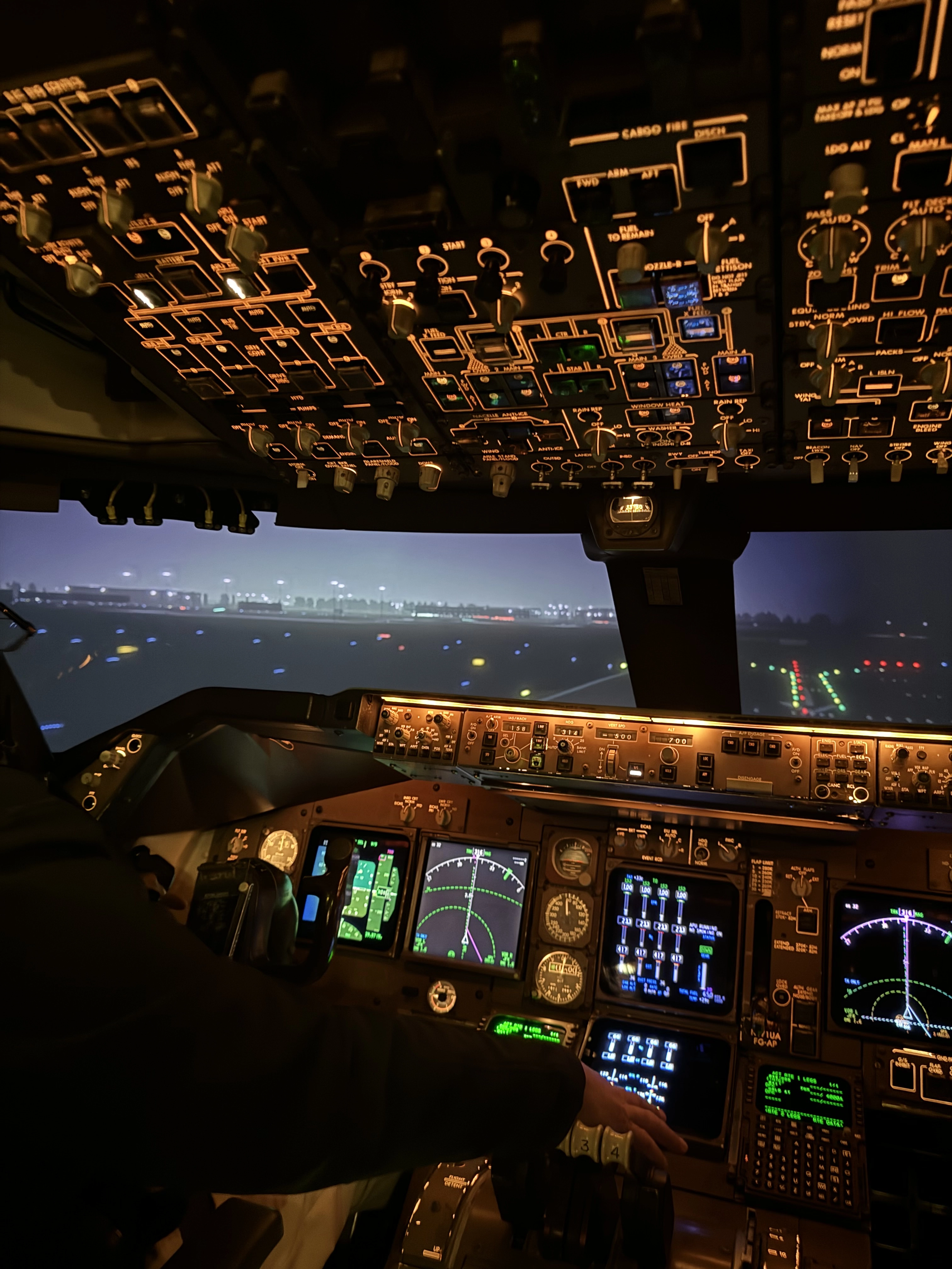 pilot cockpit