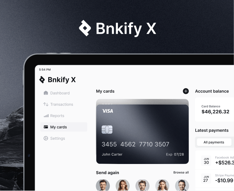 Bnkify X Project - Portfolix X Webflow Template