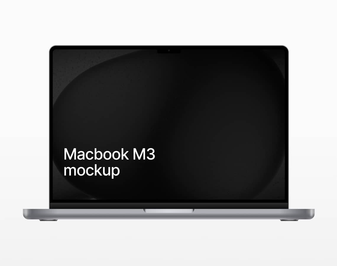 MacBook M3 mockups