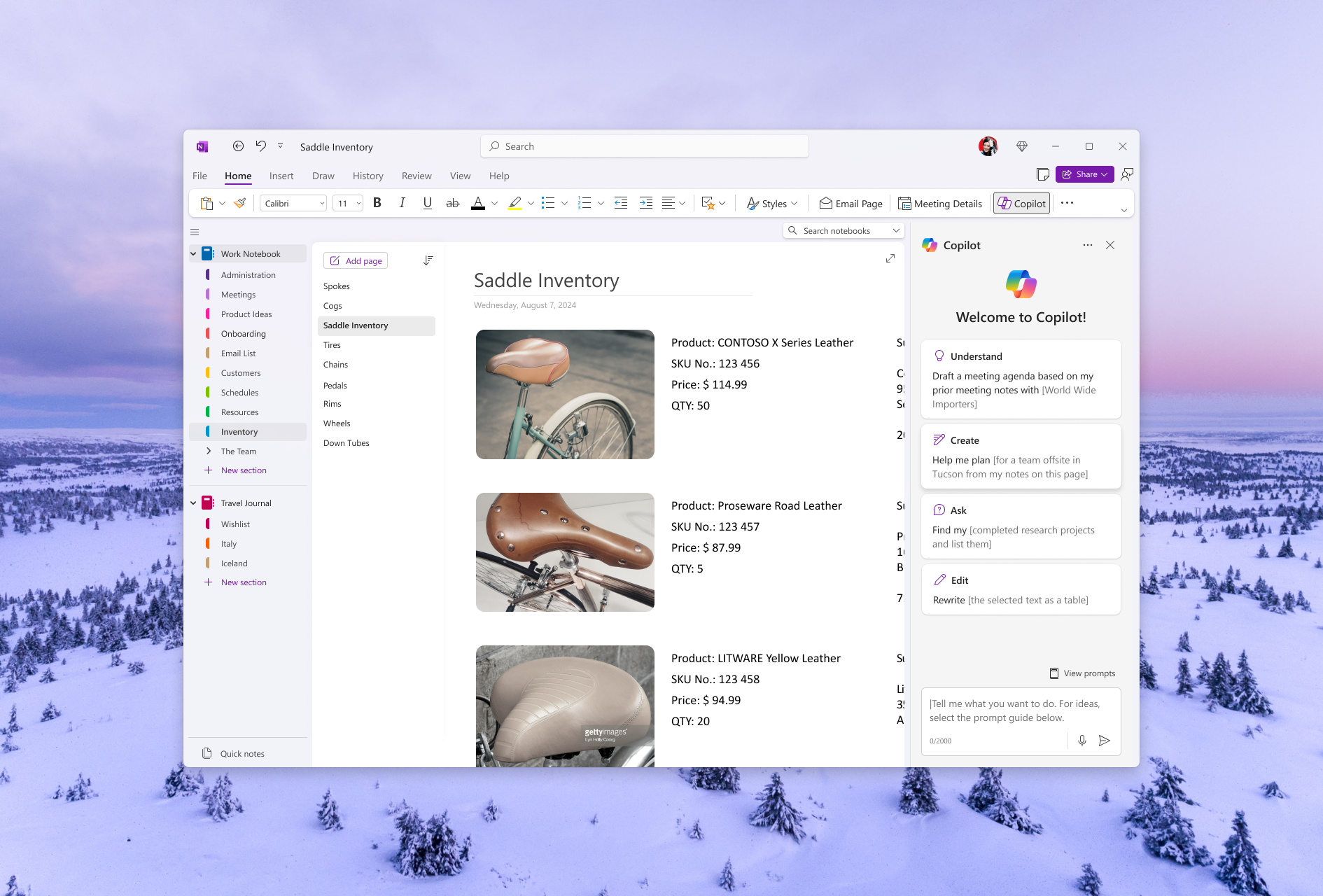 Microsoft Copilot in OneNote