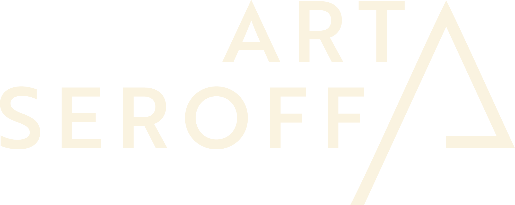 Art Seroff logo with the text 'ART SEROFF' and a stylized letter A resembling a triangle.