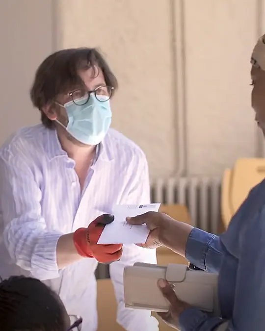 Yann Cauchetier initie le ticket giffois pour venir en aide aux familles