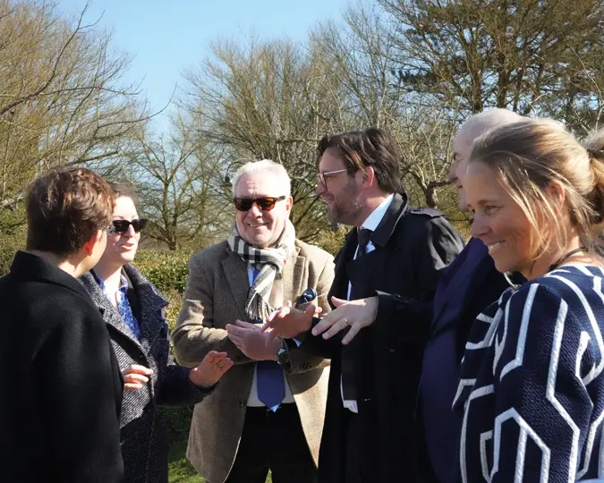   Exploration du bassin de Coupières dans le cadre d’une visite préfectorale avec le Siahvy  