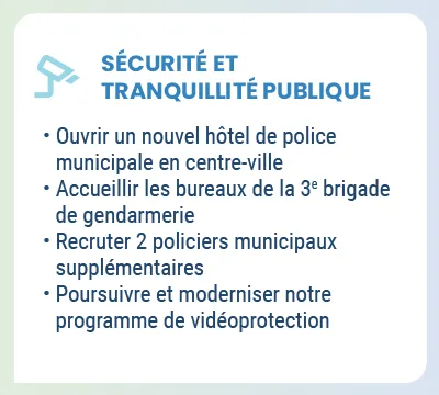 sécurité et tranquillité publique