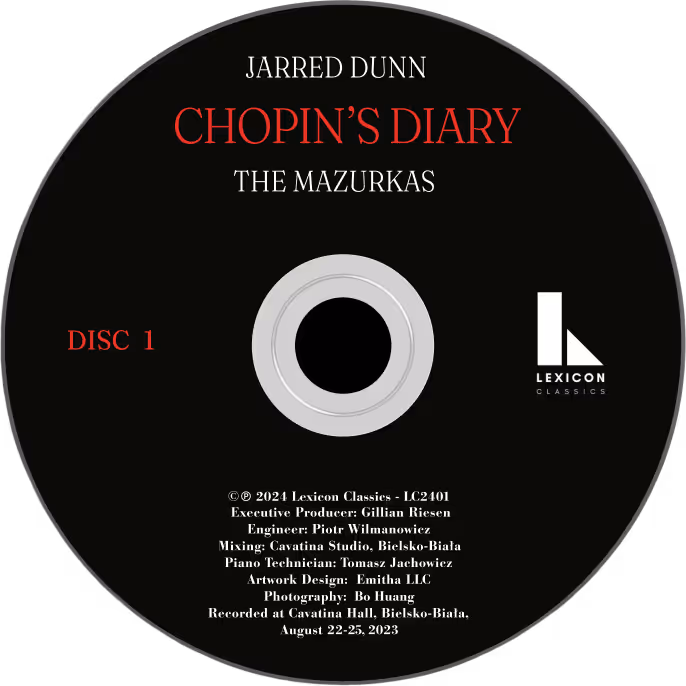 Chopin's Diary: The Mazurkas – CD