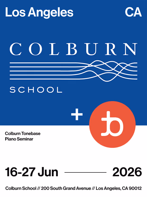 Colburn Tonebase Piano Seminar