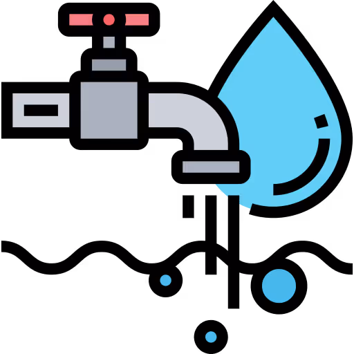 Water Plumbing service icon by Dan the plumbing man in Amarillo Tx