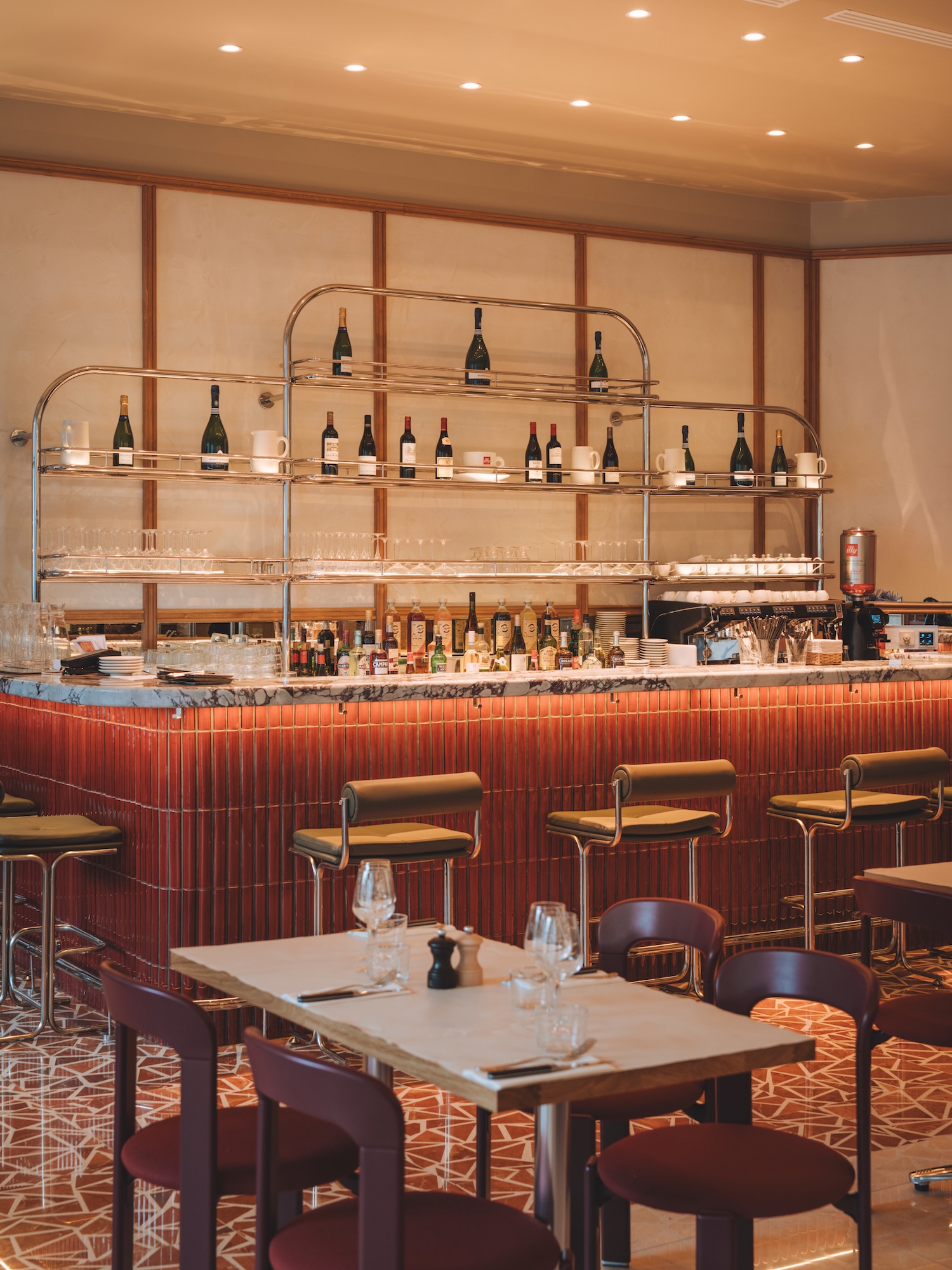 Vue du bar de la Maison Mayane