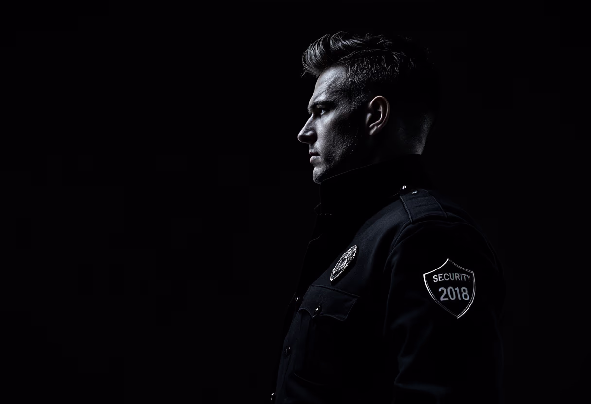 image of security personnel on duty