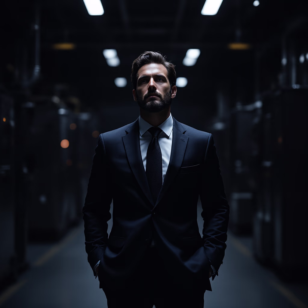 [team] image of team member (for a manufacturing plant)