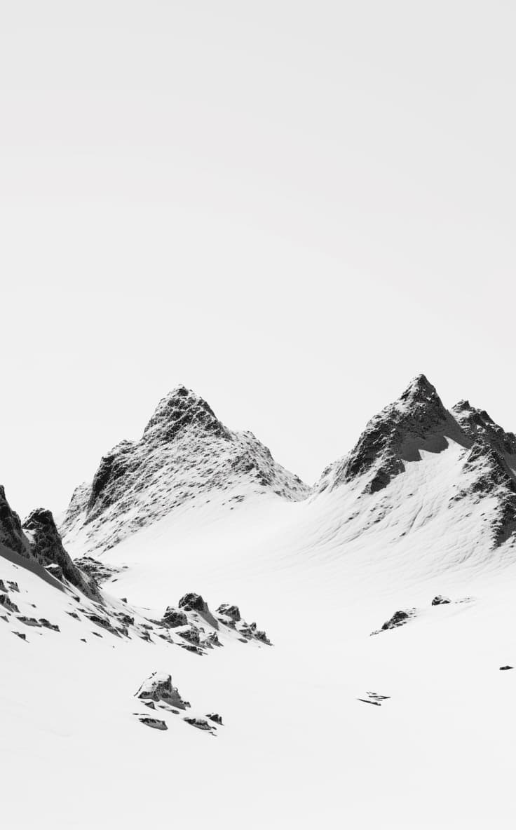 Snowy mountain image