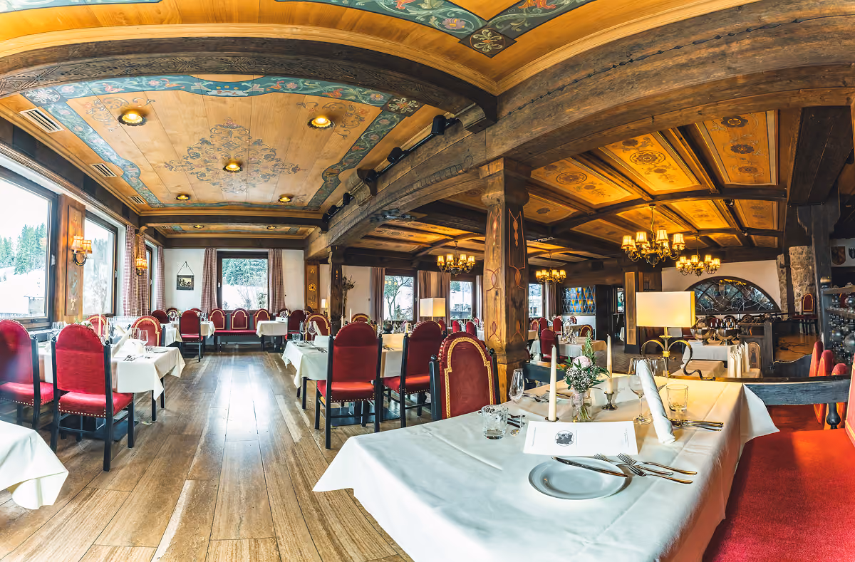 Rittersaal im Burghotel Bären