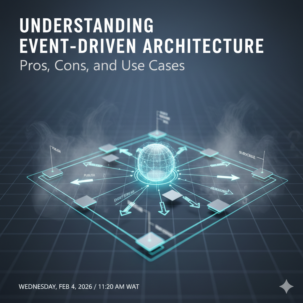 An image with the title of the blog and a shiny stack of servers representing a database